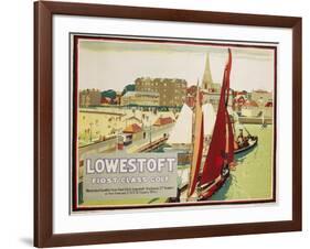 Lowestoft First Class Golf Poster-null-Framed Giclee Print