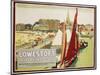 Lowestoft First Class Golf Poster-null-Mounted Giclee Print