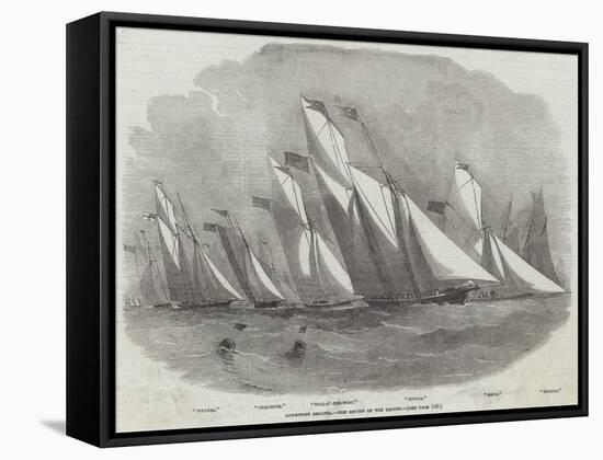 Lowestoft Regatta, the Review of the Yachts-Edwin Weedon-Framed Stretched Canvas