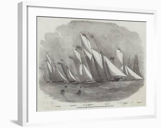 Lowestoft Regatta, the Review of the Yachts-Edwin Weedon-Framed Giclee Print