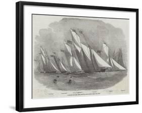 Lowestoft Regatta, the Review of the Yachts-Edwin Weedon-Framed Giclee Print