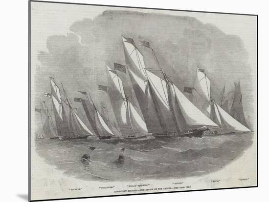 Lowestoft Regatta, the Review of the Yachts-Edwin Weedon-Mounted Giclee Print