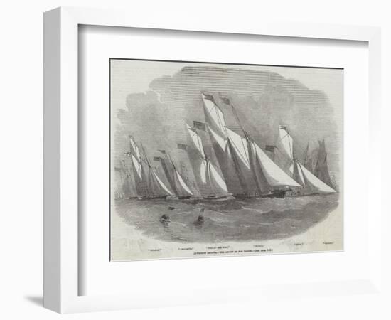 Lowestoft Regatta, the Review of the Yachts-Edwin Weedon-Framed Giclee Print