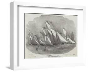 Lowestoft Regatta, the Review of the Yachts-Edwin Weedon-Framed Giclee Print