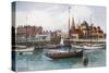 Lowestoft, the Yacht Basin-Alfred Robert Quinton-Stretched Canvas