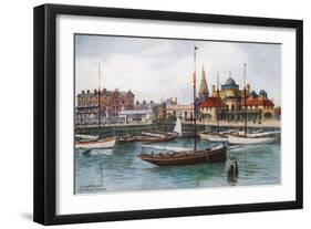 Lowestoft, the Yacht Basin-Alfred Robert Quinton-Framed Giclee Print