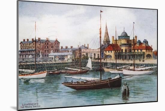 Lowestoft, the Yacht Basin-Alfred Robert Quinton-Mounted Giclee Print