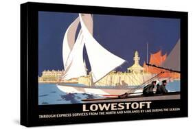 Lowestoft: Through Express Services from the North and Midlands by LMS-Hap Hadley-Stretched Canvas