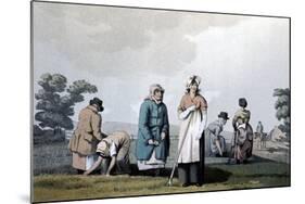 Lowkers - Women Who Weeded Corn, 1814-George Walker-Mounted Giclee Print