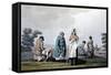 Lowkers - Women Who Weeded Corn, 1814-George Walker-Framed Stretched Canvas