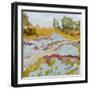 Lowland River I-Jacob Green-Framed Art Print