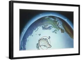 Lowlands and Highlands on Planet Earth-null-Framed Giclee Print