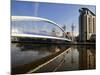 Lowry Bridge over the Manchester Ship Canal, Salford Quays, Greater Manchester, England, UK-Richardson Peter-Mounted Photographic Print