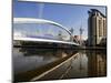 Lowry Bridge over the Manchester Ship Canal, Salford Quays, Greater Manchester, England, UK-Richardson Peter-Mounted Photographic Print