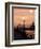 Lowry Footbridge and Canal in the Evening, Salford, Manchester, England, United Kingdom, Europe-Charles Bowman-Framed Photographic Print