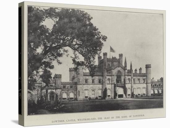 Lowther Castle, Westmorland, the Seat of the Earl of Lonsdale-null-Stretched Canvas