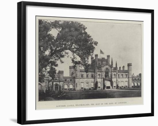 Lowther Castle, Westmorland, the Seat of the Earl of Lonsdale-null-Framed Giclee Print