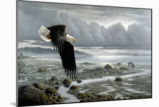 Lowtide - Bald Eagle-Wilhelm Goebel-Mounted Giclee Print