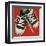 Lowtops (black on red)-John W^ Golden-Framed Giclee Print