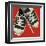 Lowtops (black on red)-John W^ Golden-Framed Giclee Print