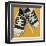 Lowtops (black on yellow)-John W^ Golden-Framed Giclee Print