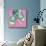 Lowtops (blue on pink)-John W^ Golden-Mounted Giclee Print displayed on a wall