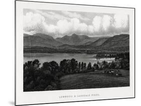 Lowwood and Langdale Pikes, Lake District, Cumbria, 1896-null-Mounted Giclee Print