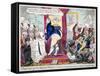 Loyal Address's and Radical Petitions..., 1819-George Cruikshank-Framed Stretched Canvas