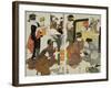 Loyal League Depicting Everyday Life of an Edo Period Household-Kitagawa Utamaro-Framed Giclee Print