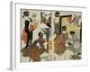 Loyal League Depicting Everyday Life of an Edo Period Household-Kitagawa Utamaro-Framed Giclee Print