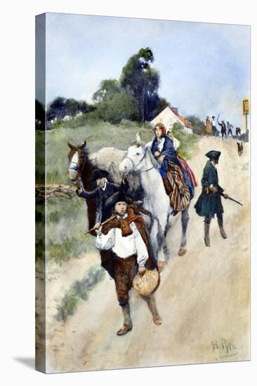 Loyalists to Canada-Howard Pyle-Stretched Canvas