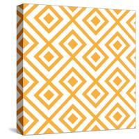 Lozenge Shaped Geometric Pattern-RLN-Stretched Canvas