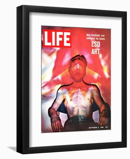 LSD Art, September 9, 1966-Yale Joel-Framed Premium Photographic Print