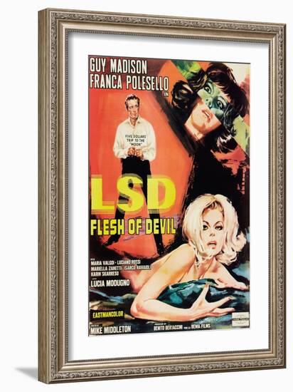 LSD: Flesh of the Devil-null-Framed Art Print