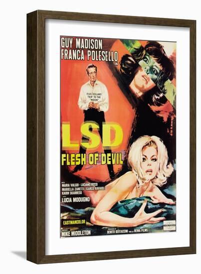 LSD: Flesh of the Devil-null-Framed Art Print