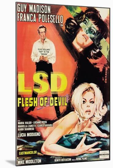 LSD: Flesh of the Devil-null-Mounted Art Print