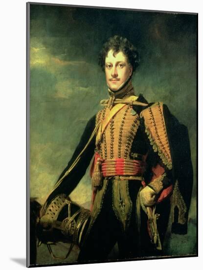 Lt. Col. Sir John James Fraser in Hussar Uniform-Sir Henry Raeburn-Mounted Giclee Print