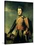 Lt. Col. Sir John James Fraser in Hussar Uniform-Sir Henry Raeburn-Stretched Canvas
