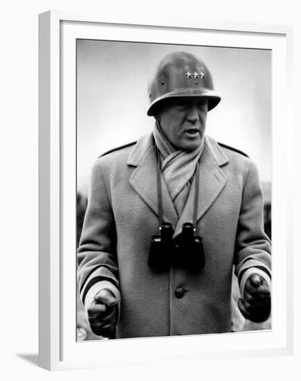 Lt. Gen. Patton-null-Framed Premium Photographic Print