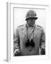 Lt. General George Patton Addressing Troops Somewhere in European Theater of Operations During WWII-null-Framed Premium Photographic Print