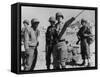 Lt. General George Patton Leading Invasion Troops in Sicily. July 11, 1943 During World War 2-null-Framed Stretched Canvas