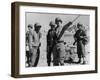 Lt. General George Patton Leading Invasion Troops in Sicily. July 11, 1943 During World War 2-null-Framed Photo