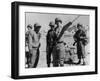 Lt. General George Patton Leading Invasion Troops in Sicily. July 11, 1943 During World War 2-null-Framed Photo