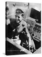 Lt John Kennedy in the Pacific During World War Ii-null-Stretched Canvas