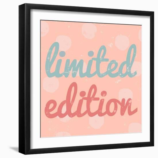 Ltd Edition Polka Dot-Lola Bryant-Framed Art Print