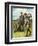 (Ltor) John Henry Taylor (1871-1963), James Braid (1870-1950), and Harry Vardon (1870-1937)-Clement Flower-Framed Giclee Print