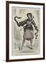 Lualla, the Abyssinian Snake Charmer, at the Royal Aquarium-null-Framed Giclee Print