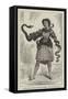 Lualla, the Abyssinian Snake Charmer, at the Royal Aquarium-null-Framed Stretched Canvas