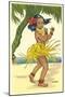 Luana, Little Hula Girl-null-Mounted Art Print