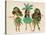 Luau Girls Beige-Cat Coquillette-Stretched Canvas